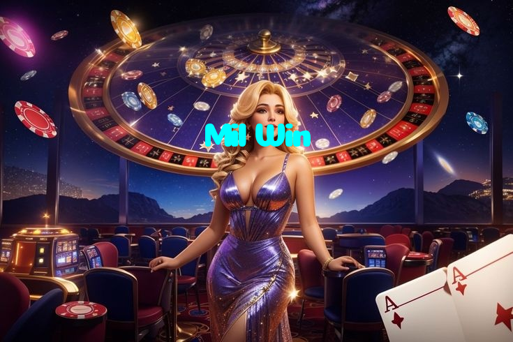 Mil Win casino presented on mobile device in Pakistan with slots and live games